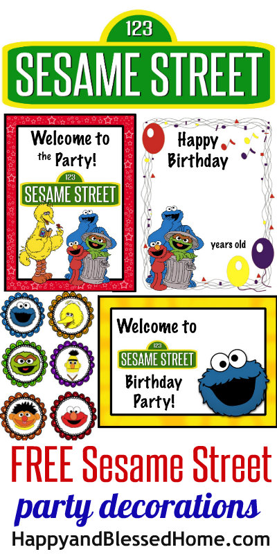  Free Printable Sesame Street Decorations PRINTABLE TEMPLATES