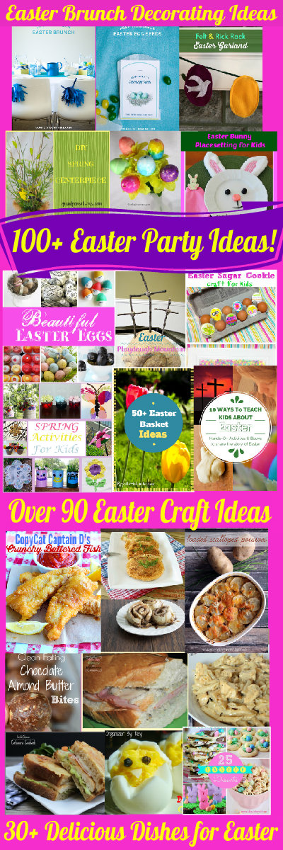 100 Easter Party Ideas Family Fun Friday HappyandBlessedHome.com