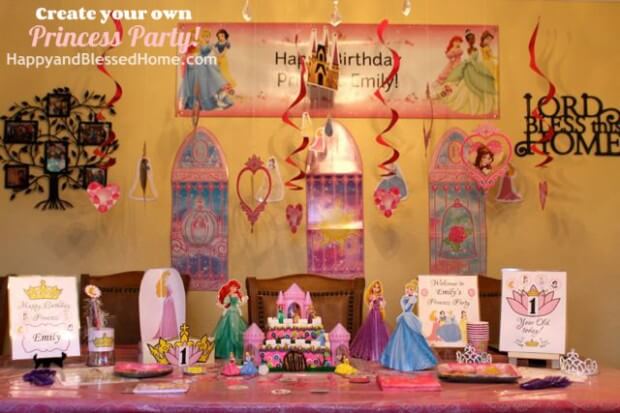 Create Your Own Princess Birthday Party w/FREE Printables